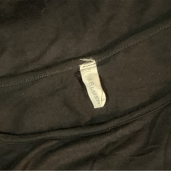 PINKBLUSH SIZE MEDIUM MATERNITY BLACK PULLOVER GENTLY WORN - Picture 3 of 3